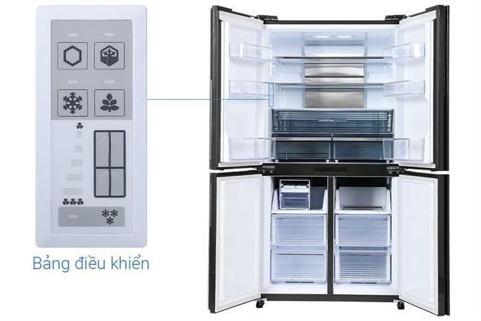 Tủ lạnh Sharp SJ-FX610V-MK Inverter 525 lít Multi Door#5