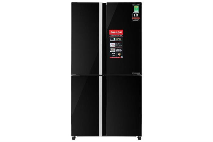 Tủ lạnh Sharp SJ-FX610V-MK Inverter 525 lít Multi Door#1