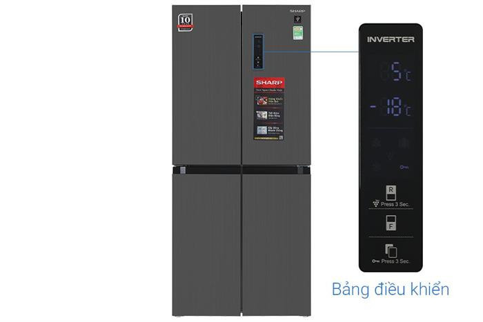 Tủ lạnh Sharp Inverter Multi Door 421 lít SJ-FXP510V-MG - Chính hãng#8