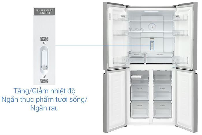 Tủ lạnh Sharp Inverter Multi Door 421 lít SJ-FXP510VG-CH - Chính hãng#9