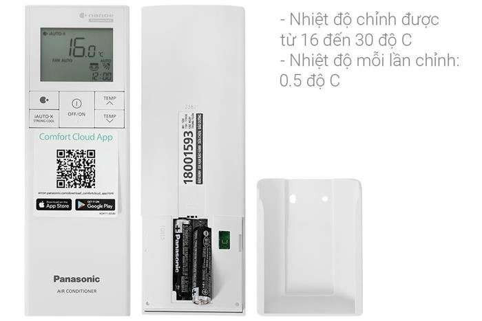 Điều hòa Panasonic 1 chiều Inverter 12000BTU CU/CS-U12BKH-8 - Chính hãng#8